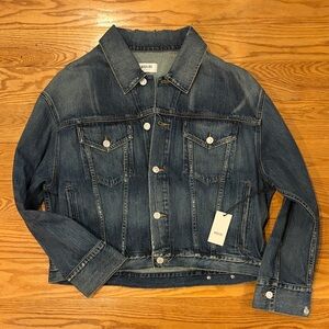 AG Jeans men’s blue faded denim jacket, size LARGE, NWT, EXCELLENT, By AGolde